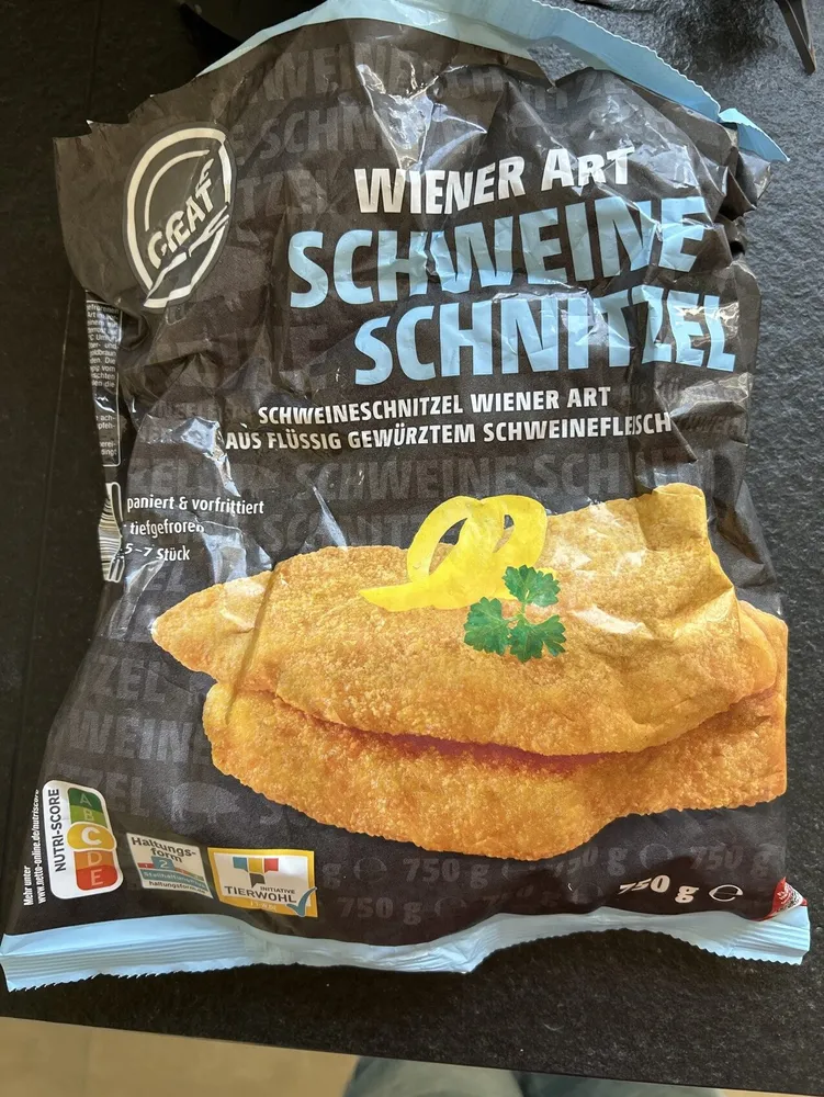 Panierte schnitzel