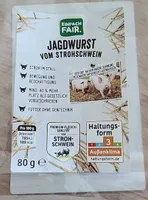 Jagdwurst vom Strohschwein