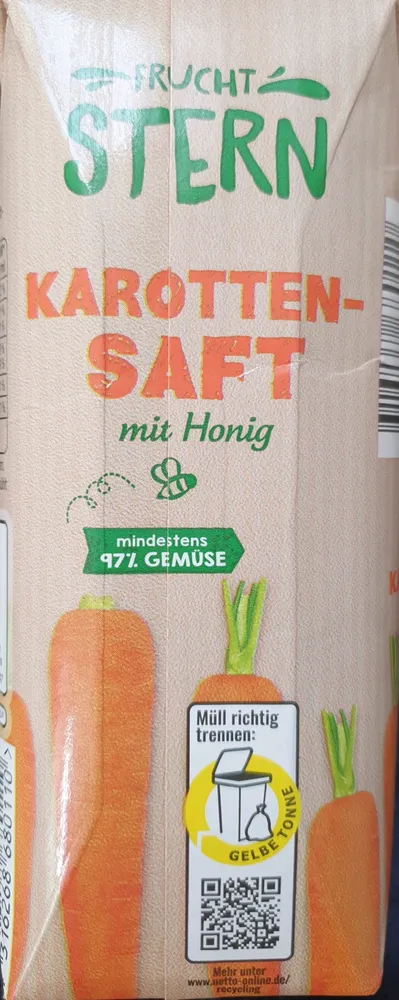 Karottensaft mit Honig