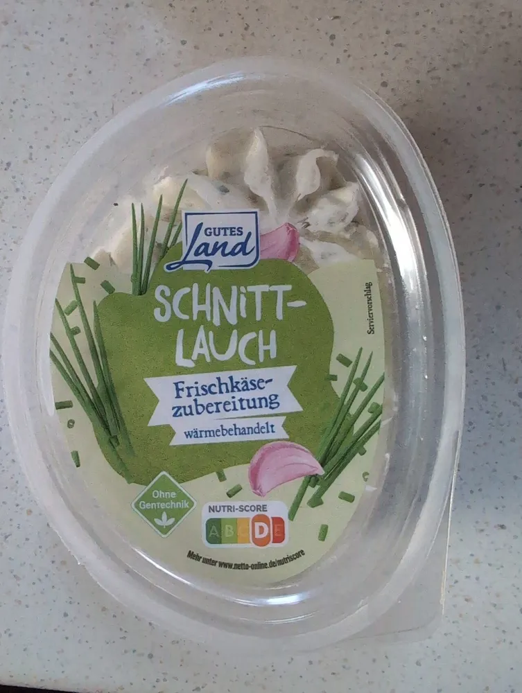 Frischkäsezubereitung