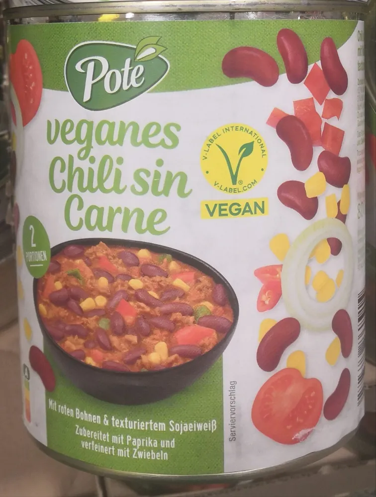 Veganes Chili sin Carne