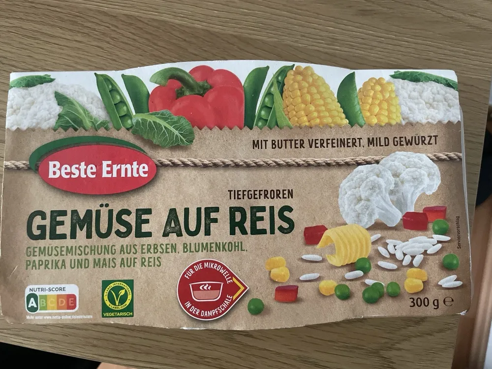 Gemüse Auf Reis