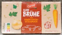 Klare Brühe mit Rindfleischgeschmack