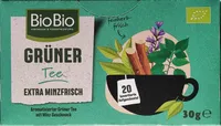 Grüner Bio-Tee mit Minzgeschmack