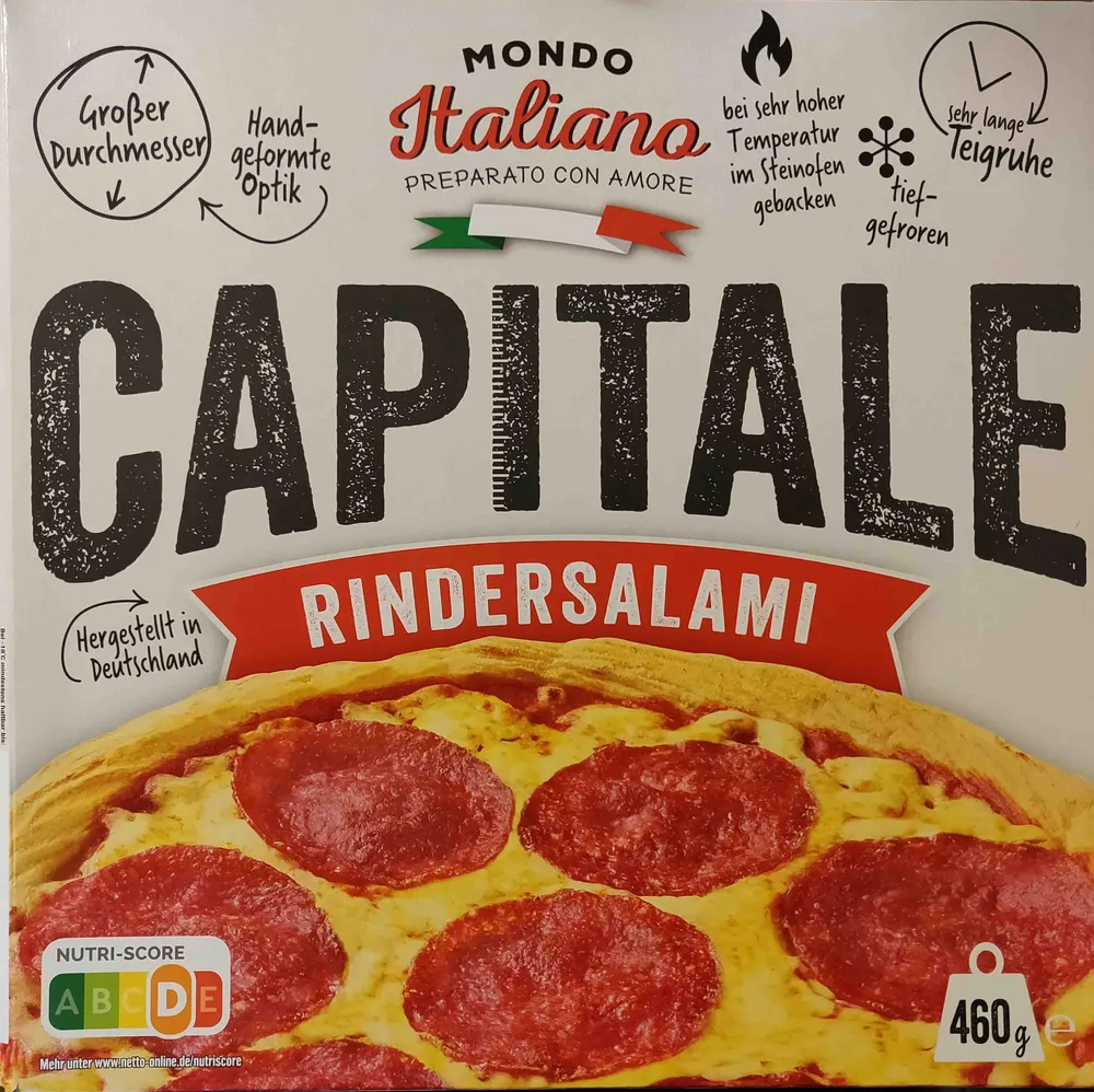 Pizza Capitale Rindersalami