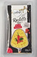 Raclette-Käse mit Chili verfeinert
