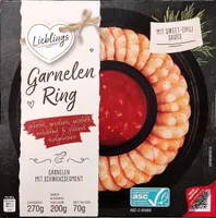 Garnelen-Ring mit Sweet-Chili-Sauce