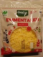 Emmentaler, gerieben, 45 % Fett i.Tr.