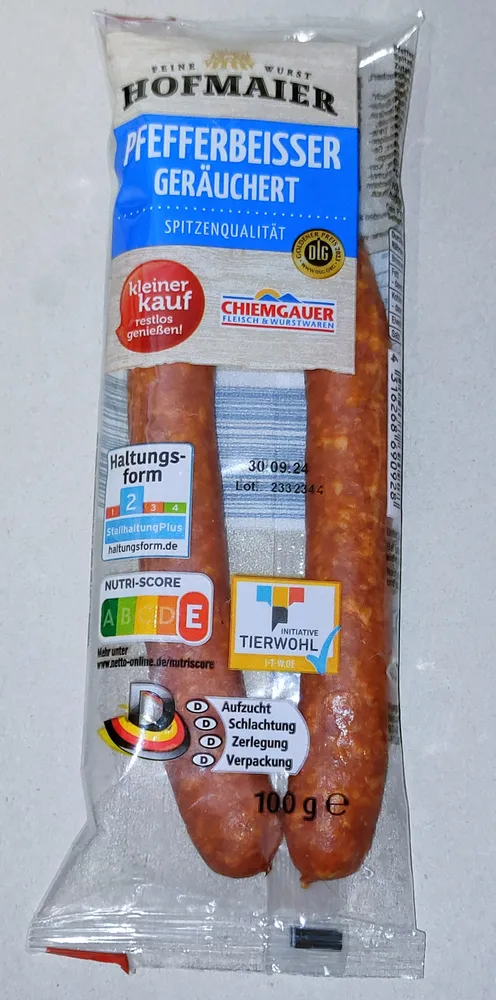 Pfefferbeißer geräuchert