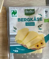 Bergkäse in Scheiben 45% Fett i. Tr.