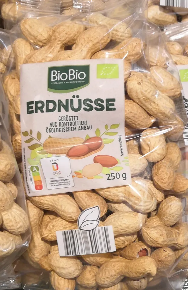 Bio-Erdnüsse