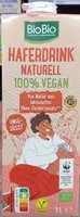 netto BioBio Haferdrink Naturell 100% Vegan 1l 0.79€