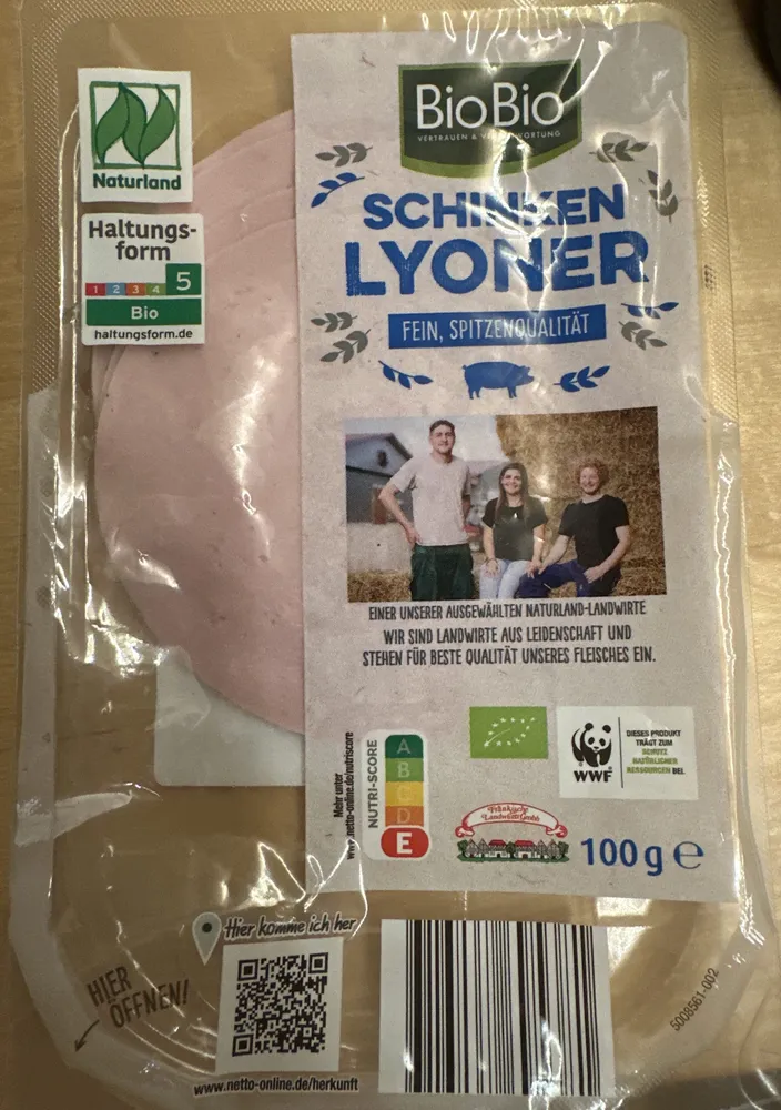 Bio-Schinkenlyoner