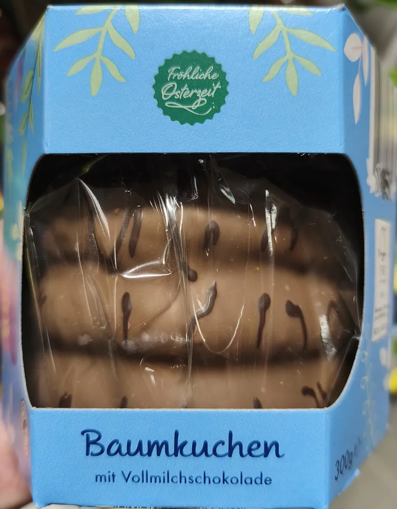 Baumkuchen mit Vollmilchschokolade