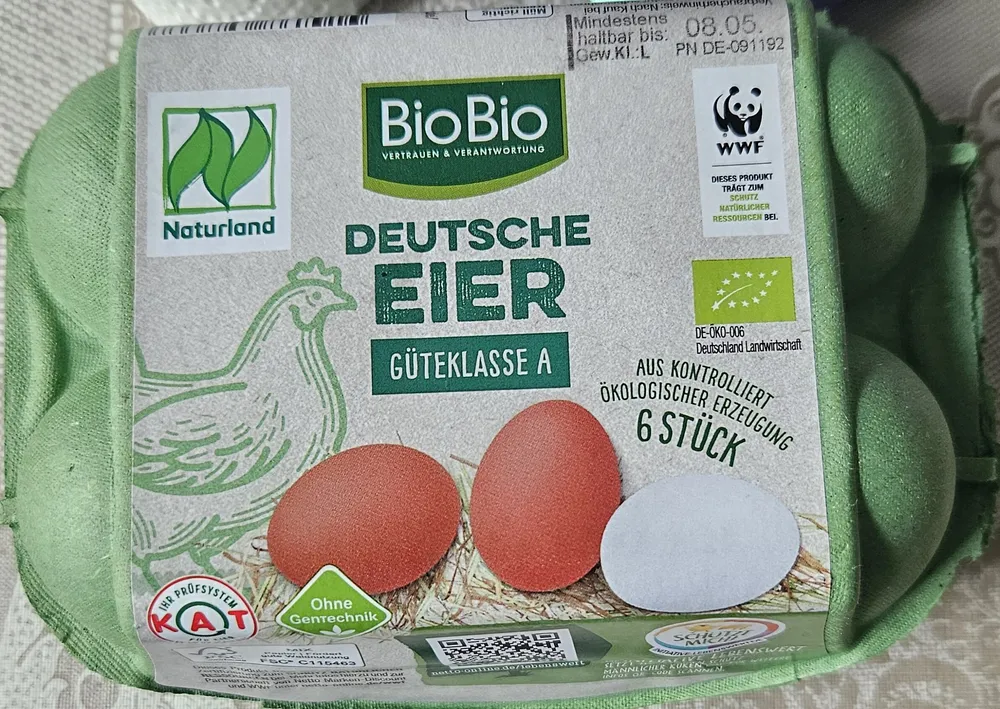 Deutsche Eier, Güteklasse A