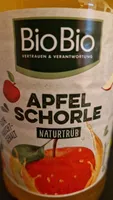 Apfelschorle naturtrüb, Bio Bio