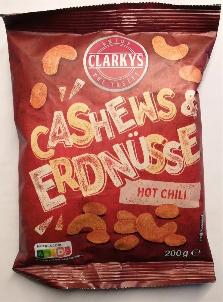 Cashews & Erdnüsse Hot Chili