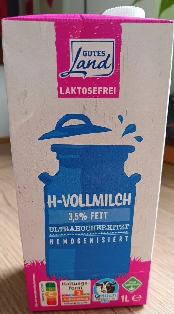 H-Vollmilch (laktosefrei)
