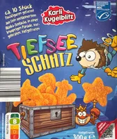 Tiefseeschatz - Panierte Fischfiguren