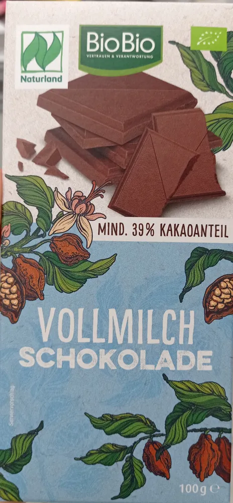 Vollmilch Schokolade