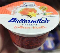 Buttermilch Dessert Erdbeere-Vanille