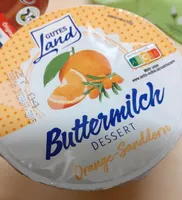 Buttermilch Dessert Orange