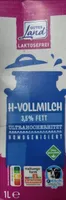 H-Vollmilch laktosefrei, 3,5% Fett