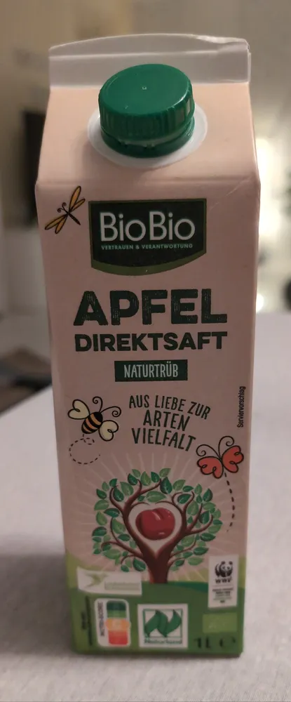 Apfel-Direktsaft naturtrüb