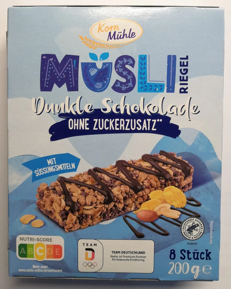 Müsliriegel - Dunkle Schokolade