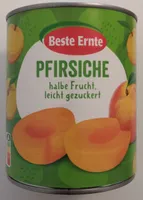 Pfirsiche halbe Frucht, leicht gezuckert