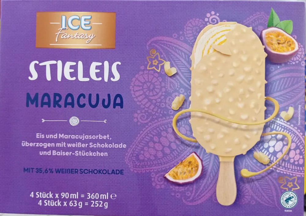 Stieleis Maracuja