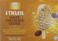 Stieleis White chocolate cookie