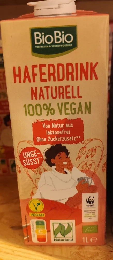 Bio-Haferdrink Naturell ungesüßt