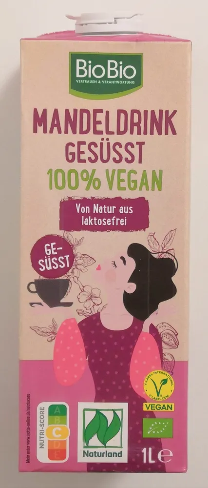 Mandeldrink Gesüßt