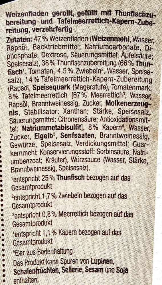 Wrap - Thunfisch