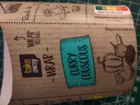Take away wrap curry couscous