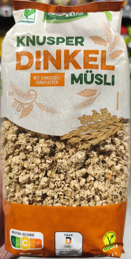 Knusper Dinkel Müsli
