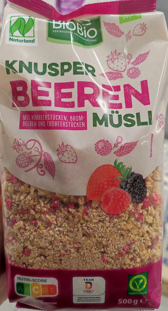 Knusper Beeren Müsli