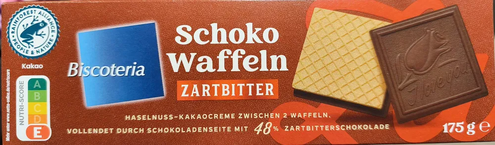 Schokowaffeln Zartbitter