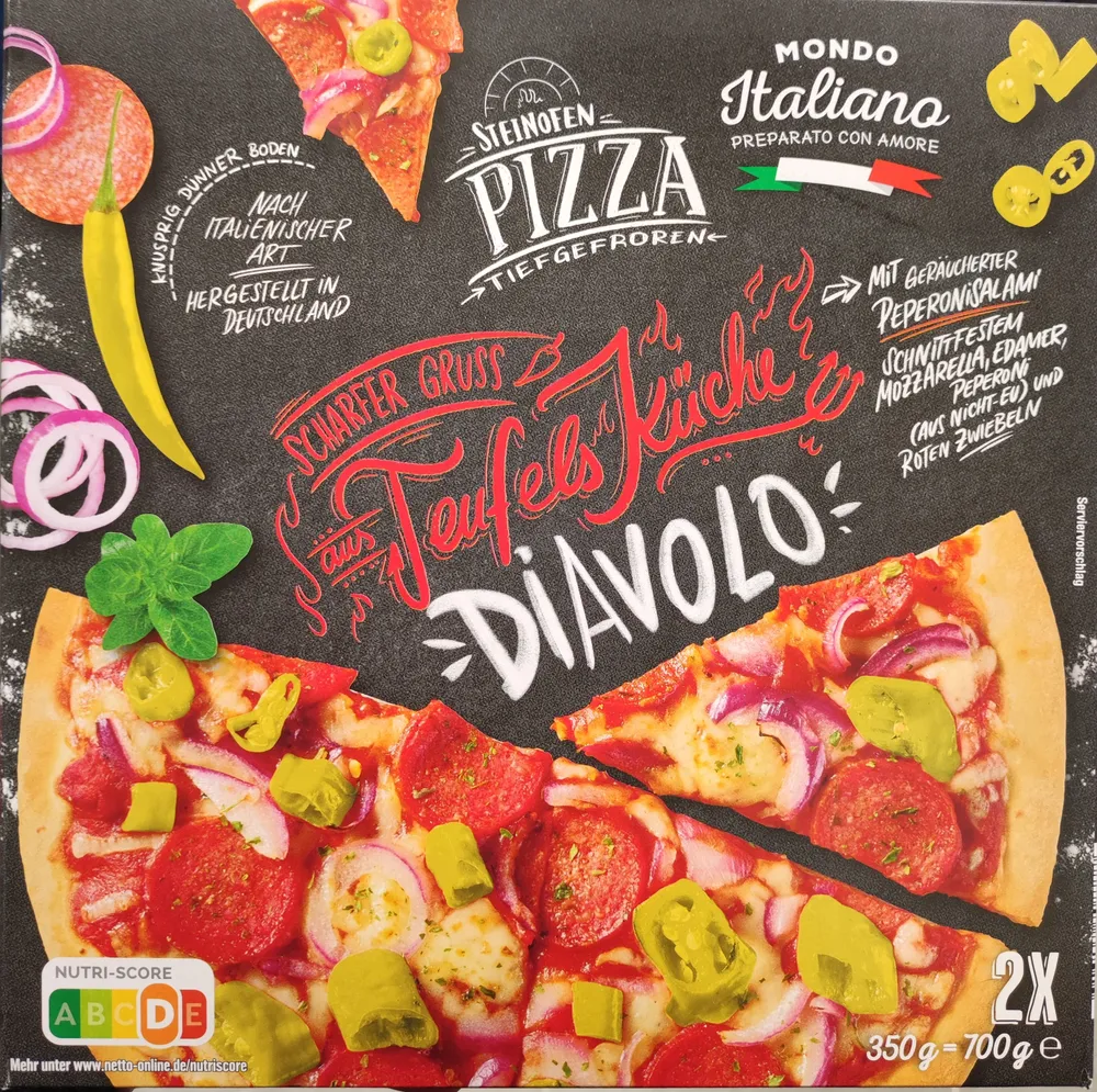 Steinofenpizza Diavolo