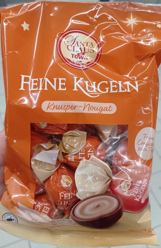 Feine Kugeln Knusper-Nougat