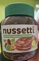 Nussetti vegane Haselnuss-Kakaocreme