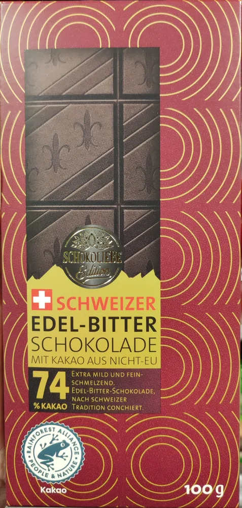 Edel-Bitter Schokolade 74%