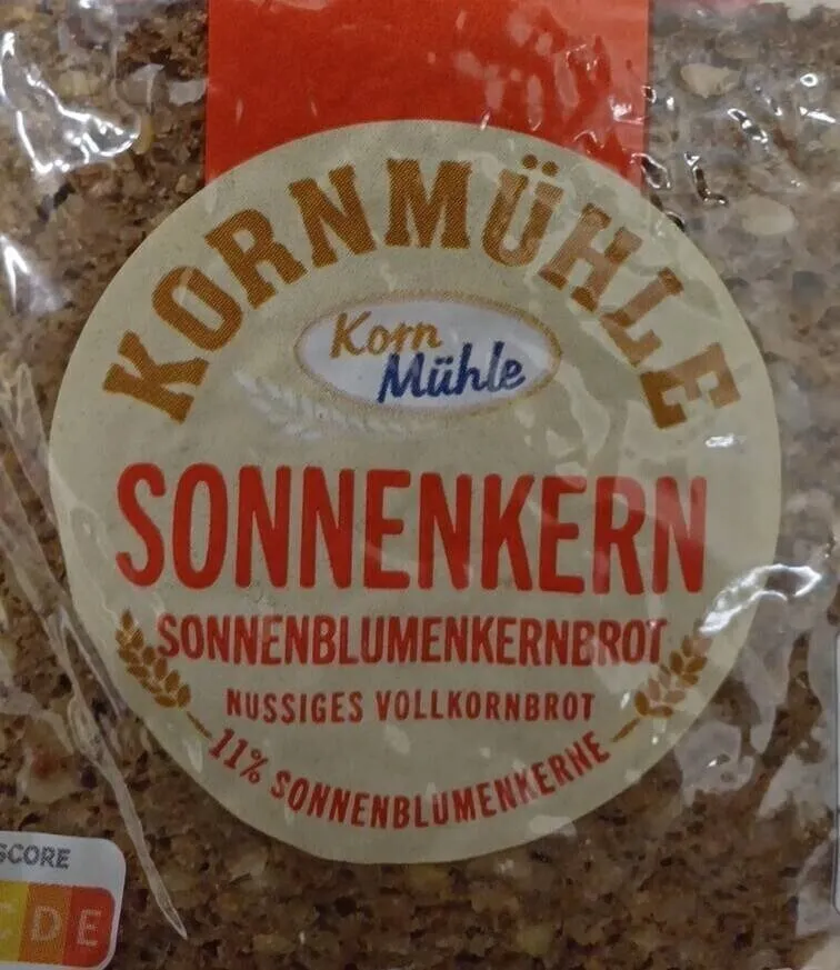 SONNENKERN SONNENBLUMENKERNBROT NUSSIGES VOLLKORNBROT