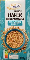 Crunchy Hafer Knüspermüsli 30% weniger Zucker