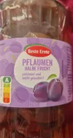 Pflaumen Halbe Frucht