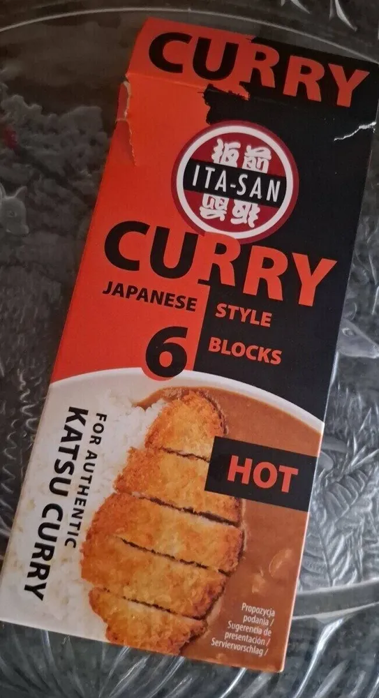 Curry japanese - style block - hot