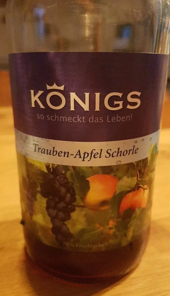 Trauben-Apfel-Schorle