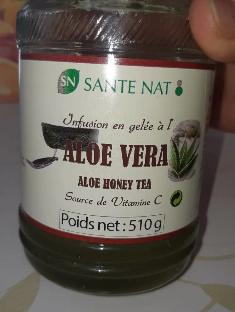 Infusion en gelée à l allé vera