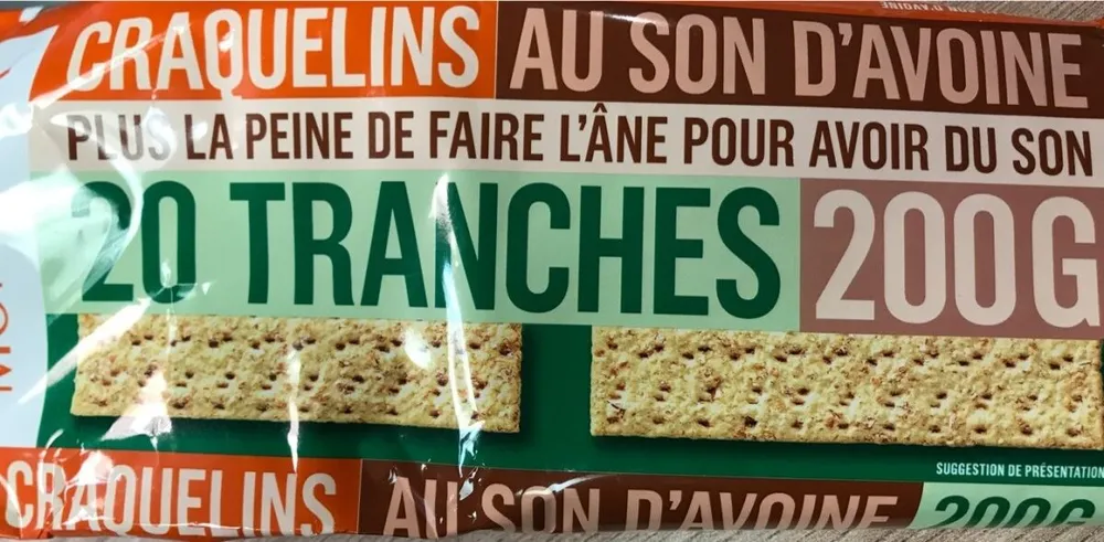 Craquelins au son d'avoine